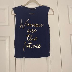 “Women are the future” tank top